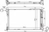 Радіатор охолоджування MERCEDES C-CLASS W 203 (00-) C 230|MERCEDES C-CLASS W 203 (00-) C 280|MERCEDES C -ua NISSENS 606015 (фото 6)
