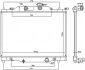 Радіатор охолоджування MAZDA 2 III (DL) 4 DOORS (15-) 1.5 I -ua NISSENS 606110 (фото 5)