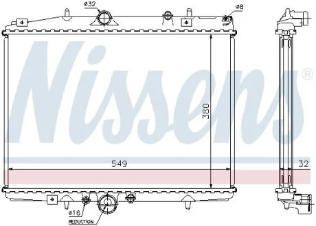 Радіатор NISSENS 61292A