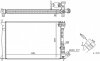 Радиатор охлаждения CITROEN XANTIA 2,0 TURBO CT NISSENS 61398A (фото 6)