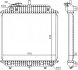 Радиатор охлаждения MERCEDES MB 100 NISSENS 62516 (фото 5)