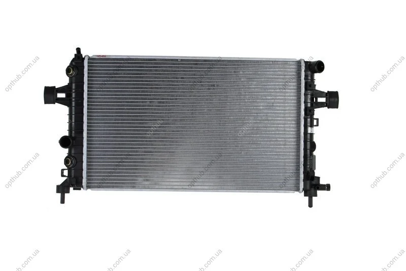 Радіатор охолоджування OPEL ASTRA H 1.2, 1.4, 1.6, 1.8 04- (A/T) -ua NISSENS 63027A (фото 1)