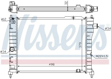 Радіатор NISSENS 63062A
