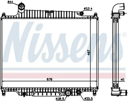 Радиатор NISSENS 643222