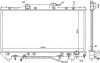 Радіатор охолоджування TOYOTA CARINA 2,0 AUT. 93- -ua NISSENS 64802 (фото 5)