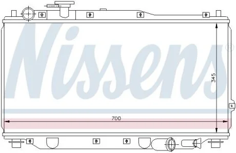 Радиатор NISSENS 66604