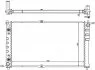 Радіатор охолоджування KIA CARNIVAL 2,5-2,9 TD AUT.01 -ua NISSENS 66619 (фото 6)