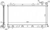 Радіатор охолоджування SUBARU IMPREZA 1,5-1,8 98- -ua NISSENS 67704A (фото 5)