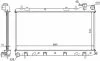 Радіатор охолоджування SUBARU IMPREZA 1,5-1,8 98- -ua NISSENS 67704A (фото 5)