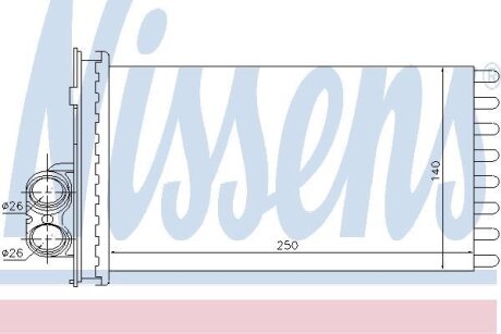 Радіатор опалення NISSENS 71154