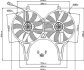 Вентилятор радіатора MERCEDES E-CLASS W210 95- -ua NISSENS 85149 (фото 6)