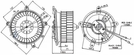 Вентилятор салону NISSENS 87041