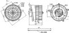 Вентилятор салону MERCEDES C-CLASS W 202 (93-) C 180 (+) NISSENS 87152 (фото 6)
