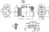Компресор кондиціонера FORD GALAXY III (CA1) (06-) 2.0 TDCI -ua NISSENS 890040 (фото 7)