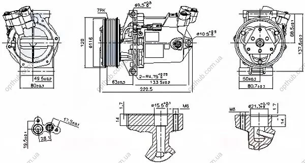 Компресор NISSENS 890042 (фото 1)