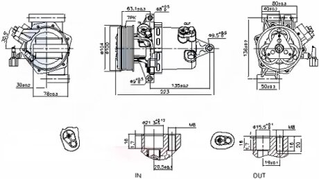Компрессор кондиционера NISSENS 890053