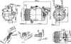 Компресор кондиціонера BMW 1 E81-E82-E87-E88 (04-) 116 I (+) -ua NISSENS 890071 (фото 5)