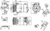 Компресор кондиціонера VOLVO V70 (06-) 2.0 T|VOLVO S80 II (AS) (06-) 2.0 T|VOLVO XC 60 (08-) T4|VOLVO S -ua NISSENS 890213 (фото 6)