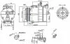 Компресор кондиціонера MERCEDES SPRINTER 95-06 (Nissens) NISSENS 89022 (фото 7)