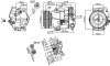Компресор кондиціонера OPEL ASTRA J (09-) 1.7 CDTI|OPEL CASCADA (13-) 1.6 I 16V TURBO|VAUXHALL ZAFIRA C -ua NISSENS 890259 (фото 7)