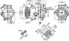 Компресор кондиціонера OPEL INSIGNIA A (08-) 1.6 I 16V TURBO|OPEL INSIGNIA A (08-) 1.8 I 16V|OPEL INSIG -ua NISSENS 890264 (фото 6)