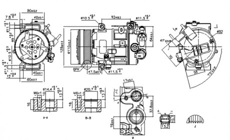 Компресор кондиціонера NISSENS 890420