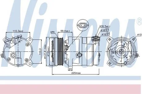 Компресор кондиціонера First Fit NISSENS 89058