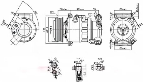 Компрессор кондиционера NISSENS 890599