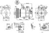 Компресор кондиціонера HYUNDAI SOLARIS (RB) (11-) 1.4 I 16V|HYUNDAI SOLARIS (RB) (11-) 1.6 I 16V|HYUNDA -ua NISSENS 890621 (фото 7)