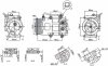 Компресор кондиціонера FORD ECO SPORT (CBW, CR6) (13-) 1.6 EFI NISSENS 890655 (фото 7)