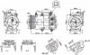 Компресор кондиціонера FORD ECO SPORT (CBW, CR6) (13-) 1.6 EFI NISSENS 890655 (фото 7)