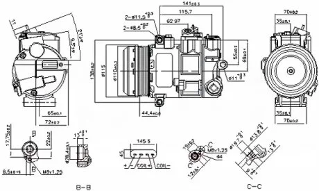Компресор NISSENS 890696