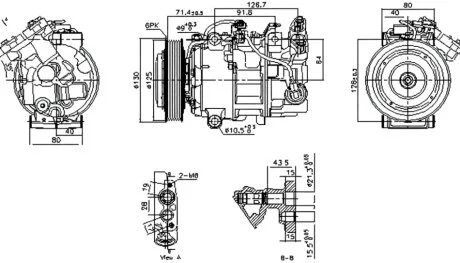 Компрессор NISSENS 890763