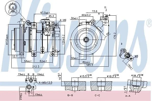 Компресор кондиціонера First Fit NISSENS 89312 (фото 1)