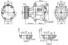 Компресор кондиціонера FIAT STRADA (10-) 1.3 MJTD (+) -ua NISSENS 89324 (фото 5)