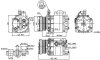 Компресор кондиціонера FORD TRANSIT CONNECT (02-) 1.8 DI (+) NISSENS 89354 (фото 5)