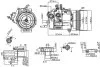 Компресор кондиціонера VOLVO XC 90 I (02-) 3.2 I V6 -ua NISSENS 89462 (фото 7)
