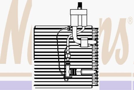 Випарник кондиціонера NISSENS 92041