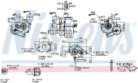 Турбокомпресор First Fit NISSENS 93027