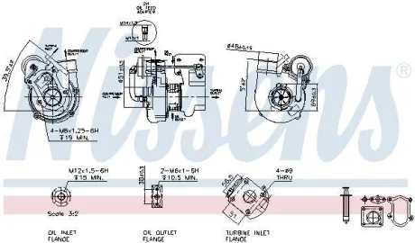 Турбокомпресор First Fit NISSENS 93041