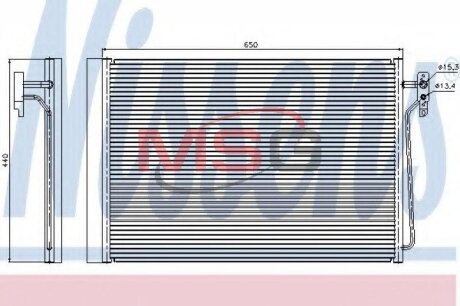 Радиатор кондиционера First Fit NISSENS 940045