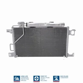 Конденсер кондиціонера MERCEDES C-CLASS W203 06- -ua NISSENS 940100