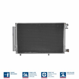 Конденсер кондиціонера NISSENS 940108