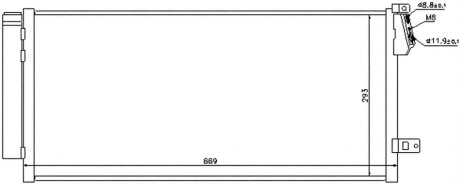 Конденсер кондиціонера NISSENS 940169