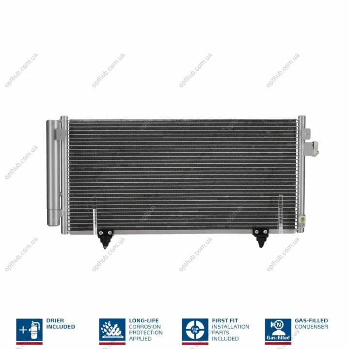 Радіатор кондиціонера SUBARU FORESTER, IMPREZA (вир-во Nissens) NISSENS 940257 (фото 1)
