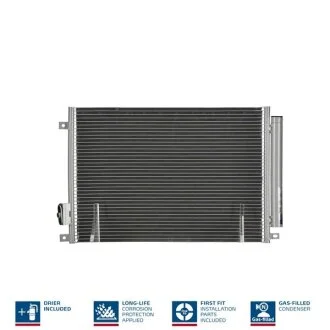 Радіатор кондиціонера NISSENS 940280