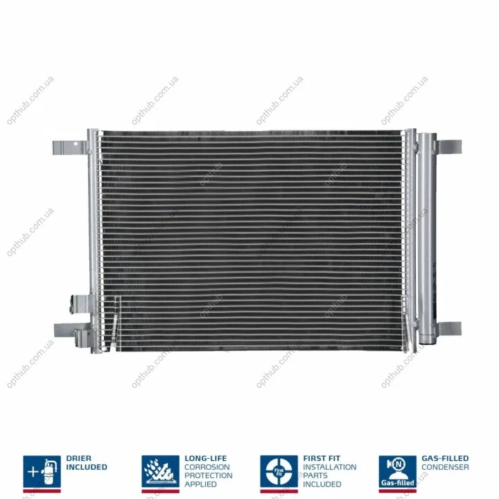 Радіатор кондиціонера AUDI; SEAT; Volkswagen; SKODA (вир-во Nissens) NISSENS 940319 (фото 1)