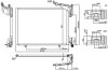 Конденсер кондиціонера FORD B-MAX (12-) 1.0 ECOBOOST (+) -ua NISSENS 940528 (фото 7)