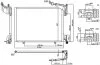 Конденсер кондиціонера FORD B-MAX (12-) 1.0 ECOBOOST (+) -ua NISSENS 940528 (фото 7)