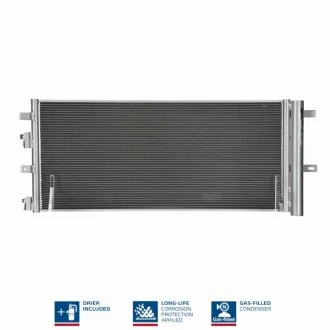 Конденсер кондиціонера FORD S-MAX (CDR) (15-) 1.5 ECOBOOST|FORD S-MAX (CDR) (15-) 2.0 ECOBOOST|FORD S-M -ua NISSENS 940626